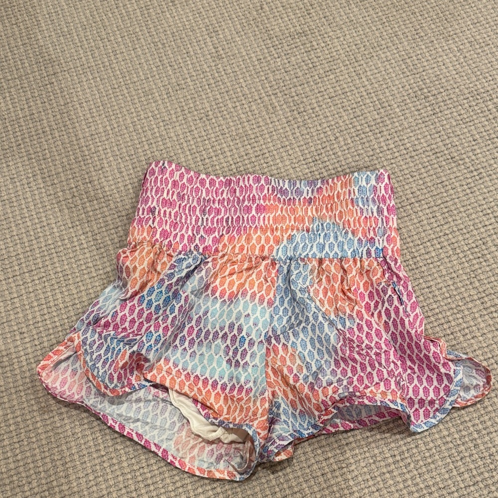 Free People Movement Colorful Patterned Women's Shorts